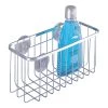 WENKO Panier de salle de bain Ragusa - Acier inoxydable - Argenté