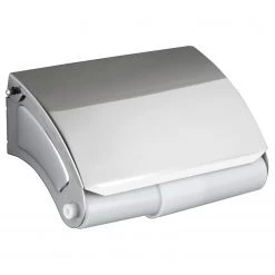 WENKO Dérouleur de papier toilette Basic - Acier inoxydable - Argenté -Accessoires de salle de bain Soldes 1000333058 220218 030 DETAILS P000000001000333058