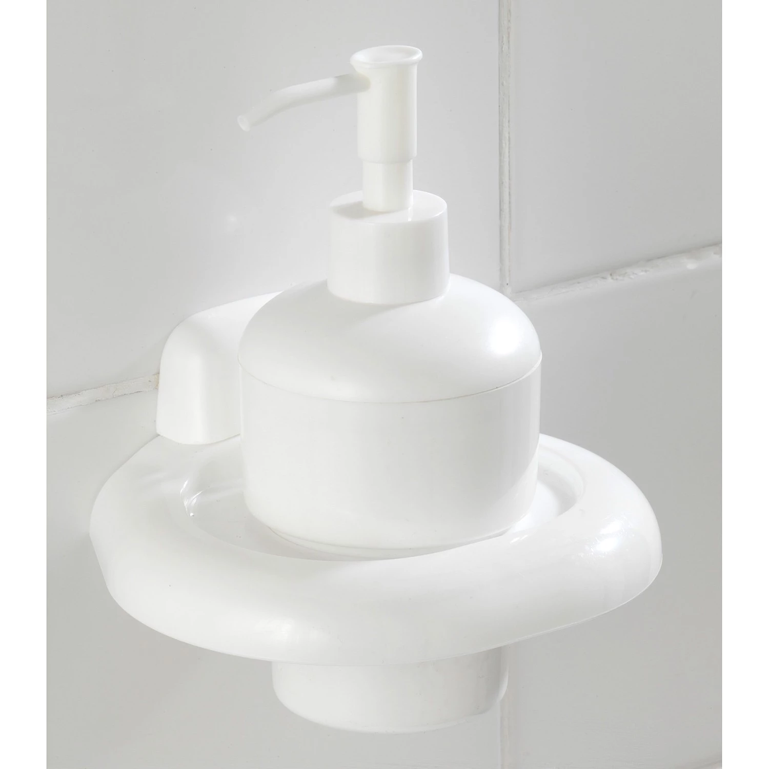 WENKO Distributeur de savon Pure - ABS - Blanc 2 WENKO Distributeur de savon Pure - ABS - Blanc – Image 2