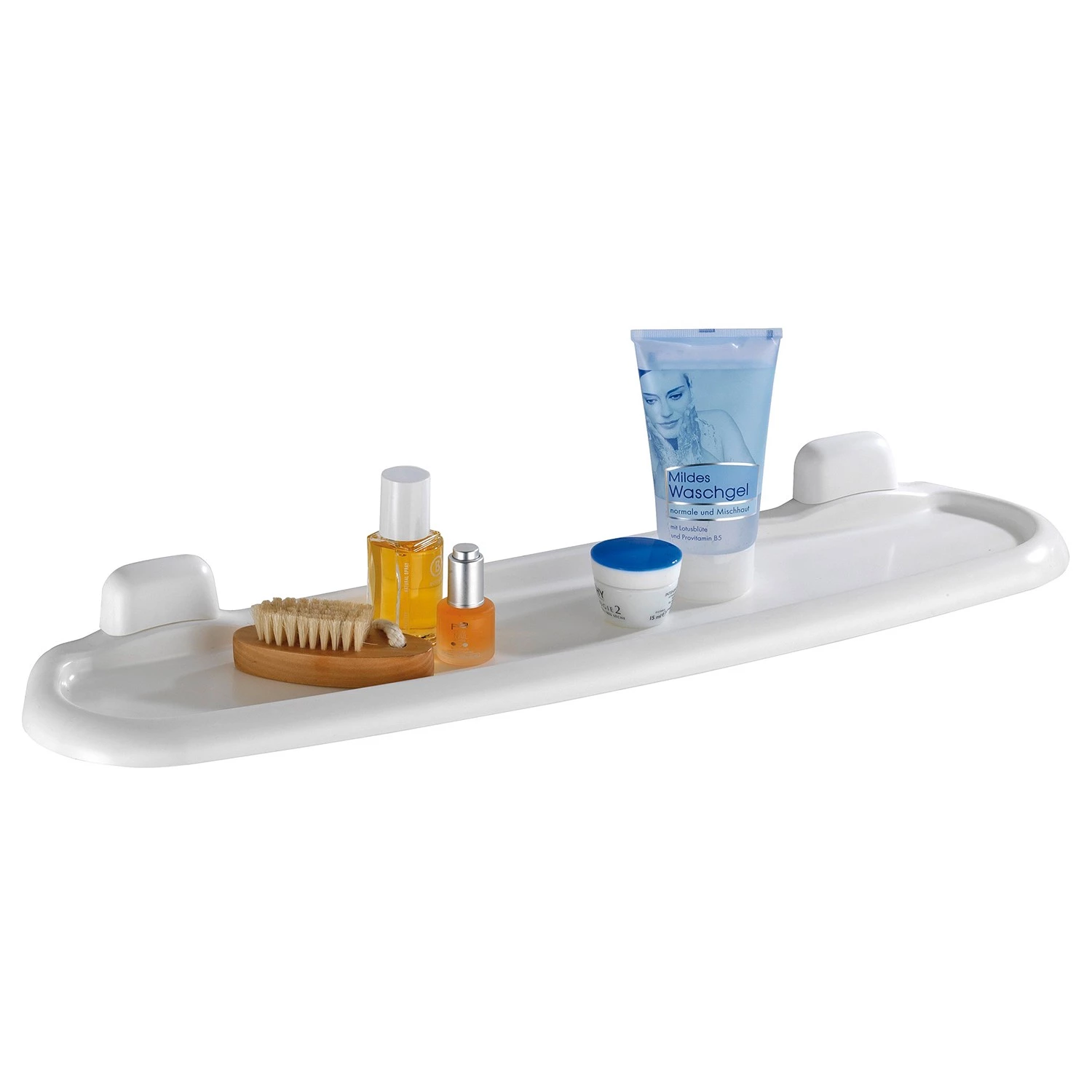 WENKO Étagère murale Pure - ABS - Blanc 1 WENKO Étagère murale Pure - ABS - Blanc