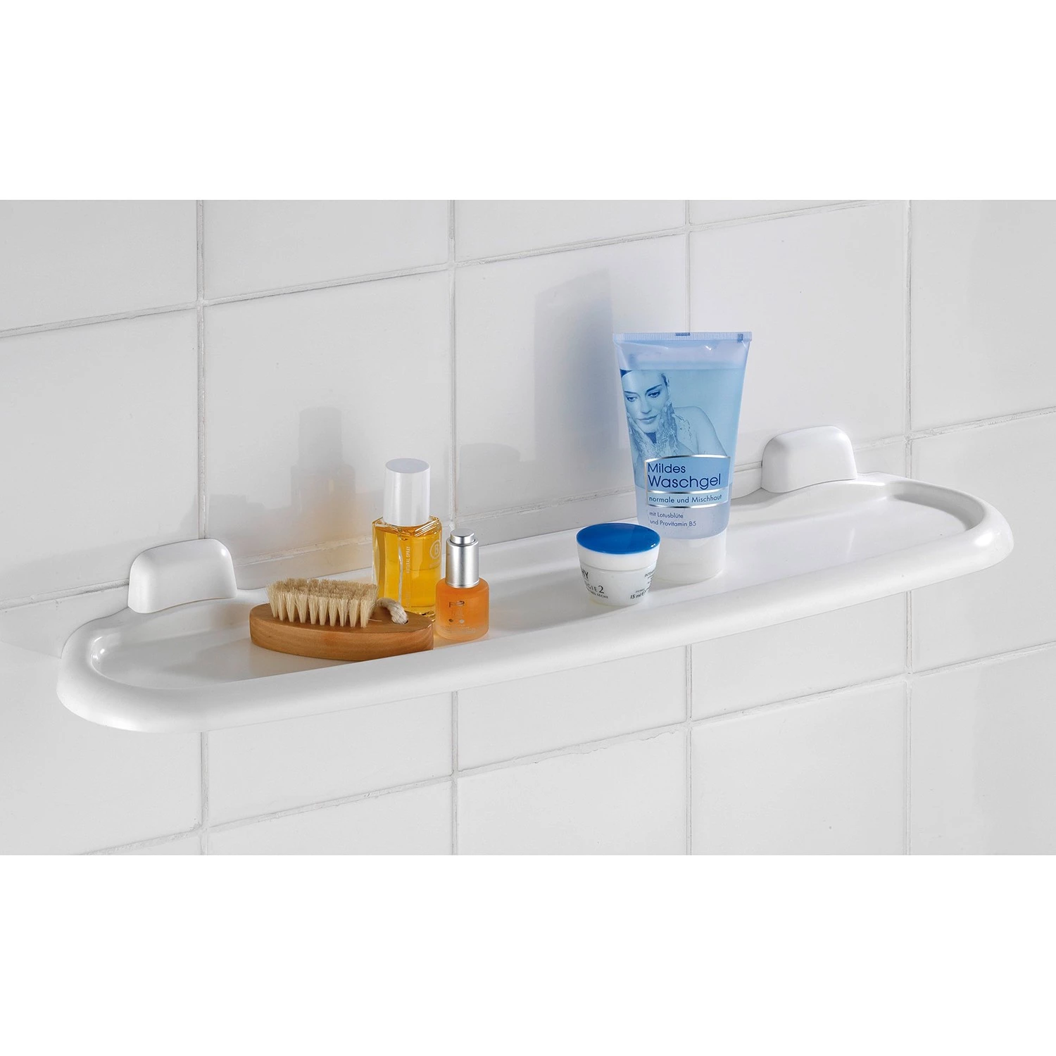 WENKO Étagère murale Pure - ABS - Blanc 2 WENKO Étagère murale Pure - ABS - Blanc – Image 2