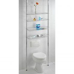 WENKO Étagère télescopique Ellera - Acier - Argenté -Accessoires de salle de bain Soldes 1000333072 220218 021 MOOD DETAILS P000000001000333072 mood