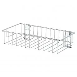 WENKO Étagère murale Classic - Acier - Argenté - Hauteur : 6 cm