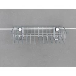 WENKO Étagère murale Classic - Acier - Argenté - Hauteur : 6 cm -Accessoires de salle de bain Soldes 1000333080 220218 036 DETAILS P000000001000333080