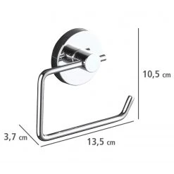 WENKO Porte papier toilette Milazzo Vacuum-Loc - Acier - Argenté -Accessoires de salle de bain Soldes 1000333085 220218 500 SKETCH DETAILS P000000001000333085 sketch