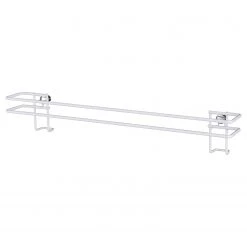 WENKO Porte-serviette Classic Plus - Acier - Blanc