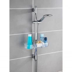 WENKO Serviteur de douche Premium - Polystyrène / ABS - Transparent -Accessoires de salle de bain Soldes 1000333098 220218 021 MOOD DETAILS P000000001000333098 mood