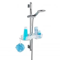 WENKO Serviteur de douche Premium - Polystyrène / ABS - Transparent -Accessoires de salle de bain Soldes 1000333098 220218 030 DETAILS P000000001000333098