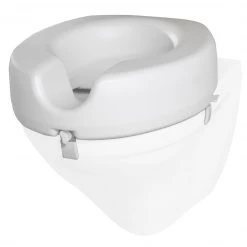 WENKO Rehausseur de WC Secura - Matière plastique - Blanc