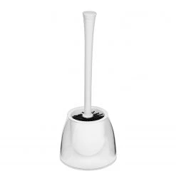 WENKO Brosse WC Fiesta - Polystyrène - Blanc