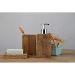 WENKO Porte-savon Marla - Polyrésine - Marron -Accessoires de salle de bain Soldes 1000333110 220218 021 MOOD DETAILS P000000001000333110 mood