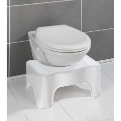 WENKO Marchepied pour WC Secura - Matière plastique - Blanc -Accessoires de salle de bain Soldes 1000333111 220218 020 MOOD DETAILS P000000001000333111 mood