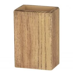 WENKO Verre à dents Marla - Polyrésine - Marron