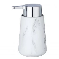 WENKO Distributeur de savon Adrada - Céramique - Blanc