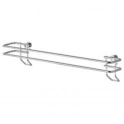 WENKO Porte-serviette Classic Plus - Acier - Argenté