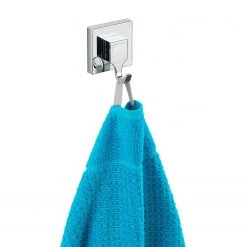 WENKO Patères Vacuum-Loc Gerald (lot de 2) - ABS - Argenté -Accessoires de salle de bain Soldes 1000333148 220218 031 DETAILS P000000001000333148