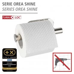 WENKO Porte papier toilette Turbo-Loc Orea - acier inoxydable - Argenté 14 WENKO Porte papier toilette Turbo-Loc Orea - acier inoxydable - Argenté -Accessoires de salle de bain Soldes 1000333174 220218 033 DETAILS P000000001000333174