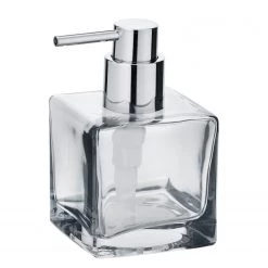 WENKO Distributeur de savon Lavit - Verre - Transparent