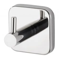 WENKO Patère Uno Mezzano - Acier inoxydable - Argenté