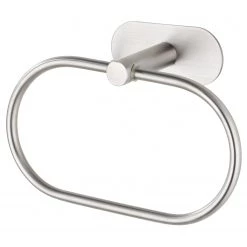 WENKO Anneau porte-serviette Orea - acier inoxydable - Mat