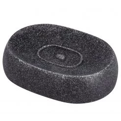 WENKO Porte-savon Puro - Polyrésine - Anthracite