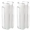 WENKO Porte papier toilette Chrom (lot de 2) - Acier - Argenté