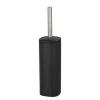 WENKO Brosse WC Alassio - acier inoxydable - Noir