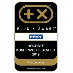 WENKO Brosse WC Basic Bambusa - Polypropylène / Bambou - Noir -Accessoires de salle de bain Soldes 1000333223 220218 600 ICON DETAILS P000000001000333223 icon seal