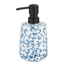 WENKO Distributeur de savon Mirabello - Céramique - Blanc