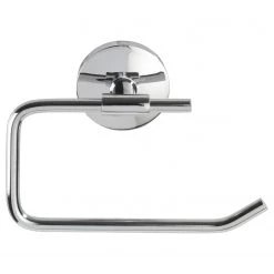 WENKO Dérouleur de papier toilette Cuba I - Zinc moulé sous pression - Argenté -Accessoires de salle de bain Soldes 1000333252 220218 030 DETAILS P000000001000333252