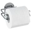 WENKO Porte papier toilette Turbo-Loc Fireside - Acier inoxydable - Argenté