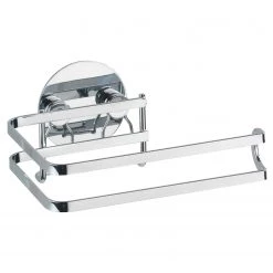 WENKO Porte papier toilette Turbo-Loc Fireside - Acier inoxydable - Argenté -Accessoires de salle de bain Soldes 1000333255 220218 031 DETAILS P000000001000333255