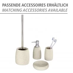 WENKO Verre à dents Goa - Beige -Accessoires de salle de bain Soldes 1000333277 220218 050 DETAILS P000000001000333277