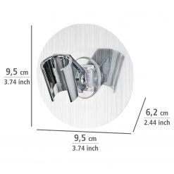 WENKO Porte pommeau de douche Static-Loc Osimo - Matière plastique (PET) / ABS - Argenté 13 WENKO Porte pommeau de douche Static-Loc Osimo - Matière plastique (PET) / ABS - Argenté -Accessoires de salle de bain Soldes 1000333281 220218 500 SKETCH DETAILS P000000001000333281 sketch