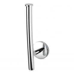 WENKO Dérouleur de papier toilette Cuba - Zinc moulé sous pression - Argenté