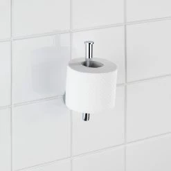 WENKO Dérouleur de papier toilette Cuba - Zinc moulé sous pression - Argenté -Accessoires de salle de bain Soldes 1000333283 220218 021 MOOD DETAILS P000000001000333283 mood