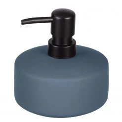 WENKO Distributeur de savon Avellino - Céramique - Bleu
