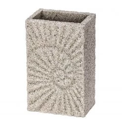 WENKO Verre à dents Fossil - Polyrésine - Beige