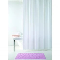 Grund Rideau de douche Allura - Vinyle - Blanc - 240 x 200 cm