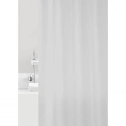 Grund Rideau de douche Impressa - Polyester PVC - Gris - 240 x 200 cm