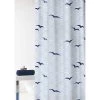 Grund Rideau de douche Seacoast - Polyester PVC - Bleu