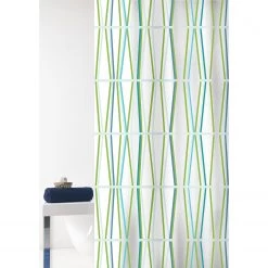Grund Rideau de douche Tenura - Polyester PVC - Vert