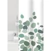 Grund Rideau de douche Floral - Polyester PVC - Vert