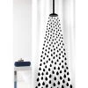 Grund Rideau de douche Doccia - Polyester PVC - Noir