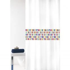 Grund Rideau de douche Good Morning - Polyester PVC - Multicolore