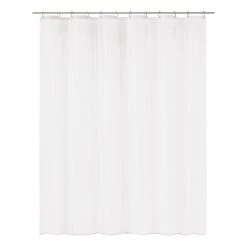 Kleine Wolke Rideau de douche Frosty - PEVA - Blanc lait