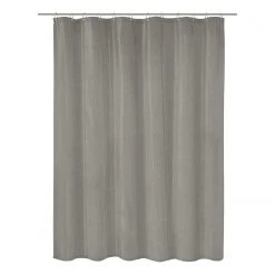 Kleine Wolke Rideau de douche Cotti - Polyester / Coton - Anthracite