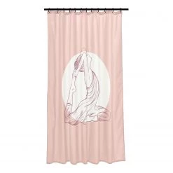 Kleine Wolke Rideau de douche Indra - Polyester - Mûre