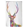Arteneur Rideau de douche PS recyclé Cerf - Polyester - Multicolore