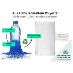 Arteneur Rideau de douche PS recyclé 4 Saisons - Polyester - Multicolore -Accessoires de salle de bain Soldes 1000343445 220412 602 ICON DETAILS P000000001000343445 icon seal